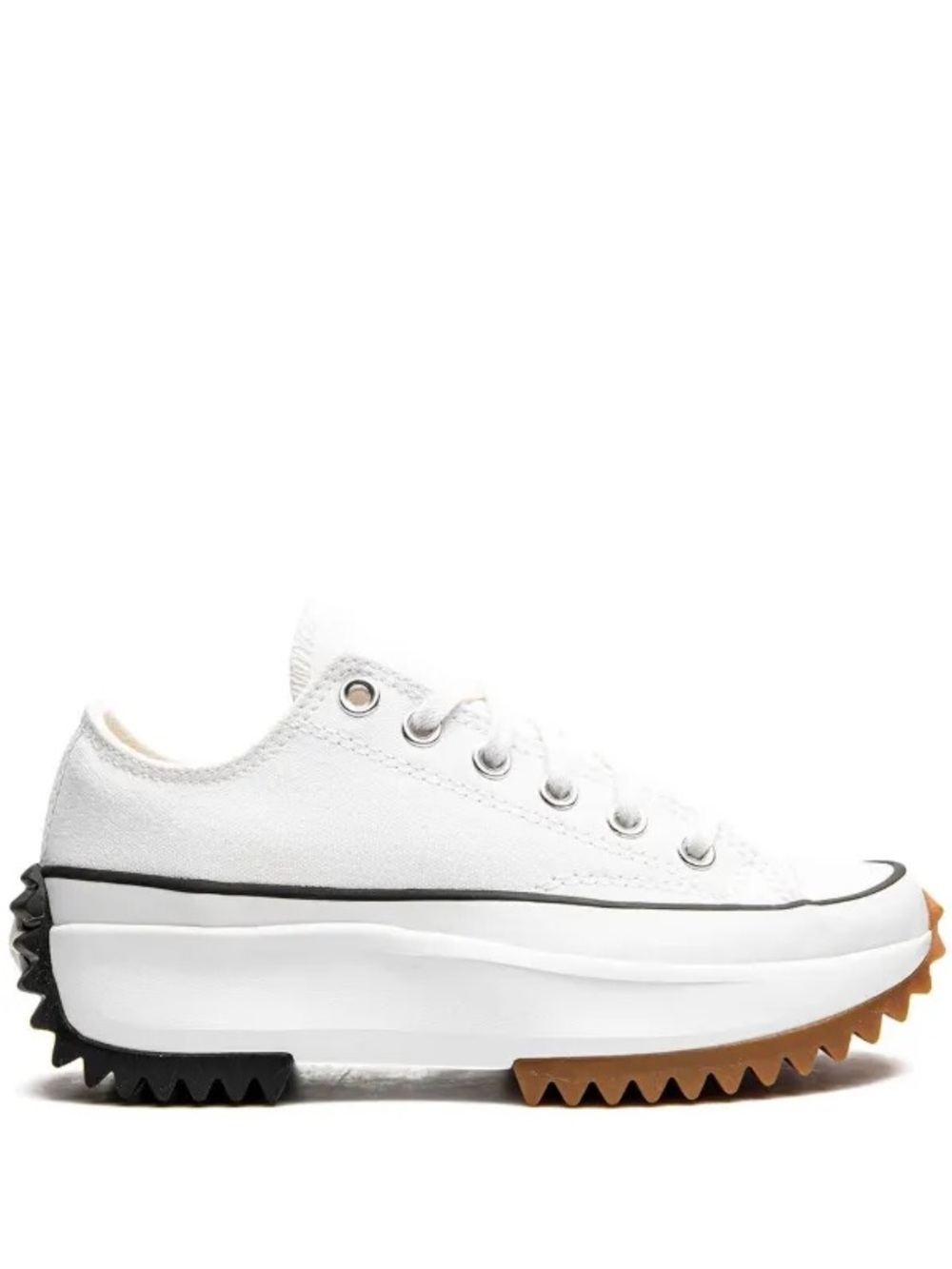 Converse White Run Star Hike Low-Top Platform Sneakers